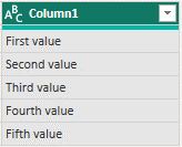 alphabetically sorted data