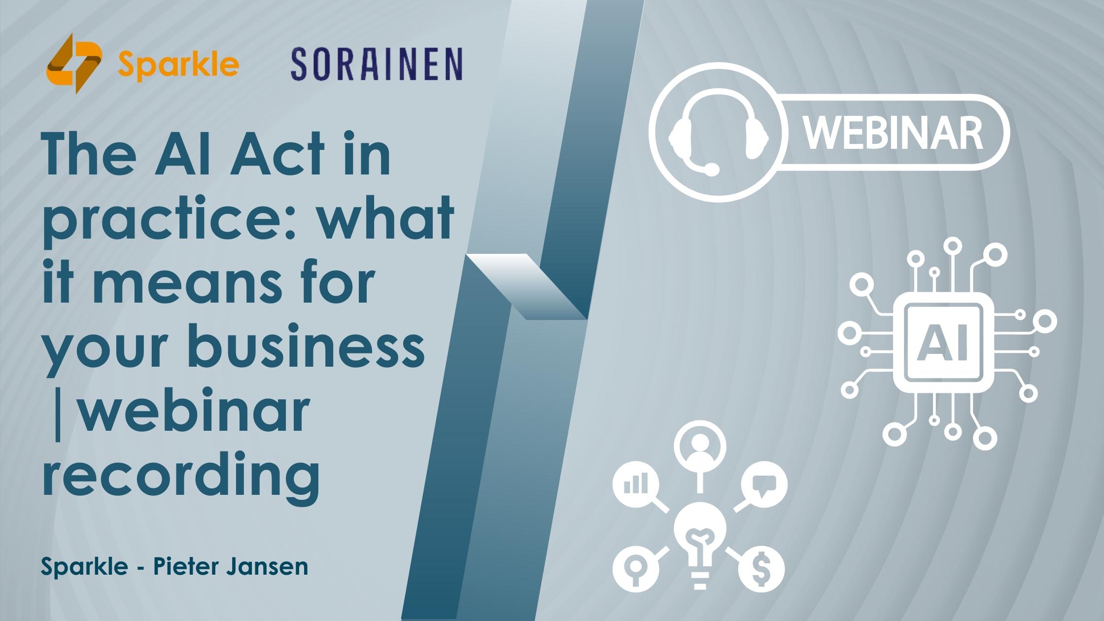 ai act sparkle sorainen webinar